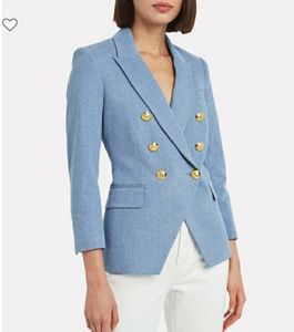 EUC Veronica Beard Empire double blazer GOLD